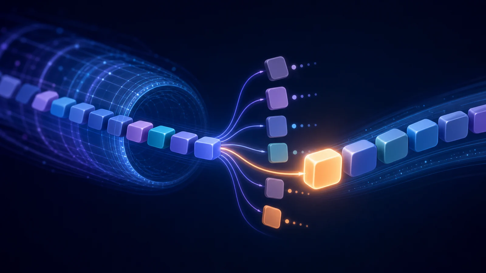 大语言模型根据上下文逐个预测下一个 token 的过程图解